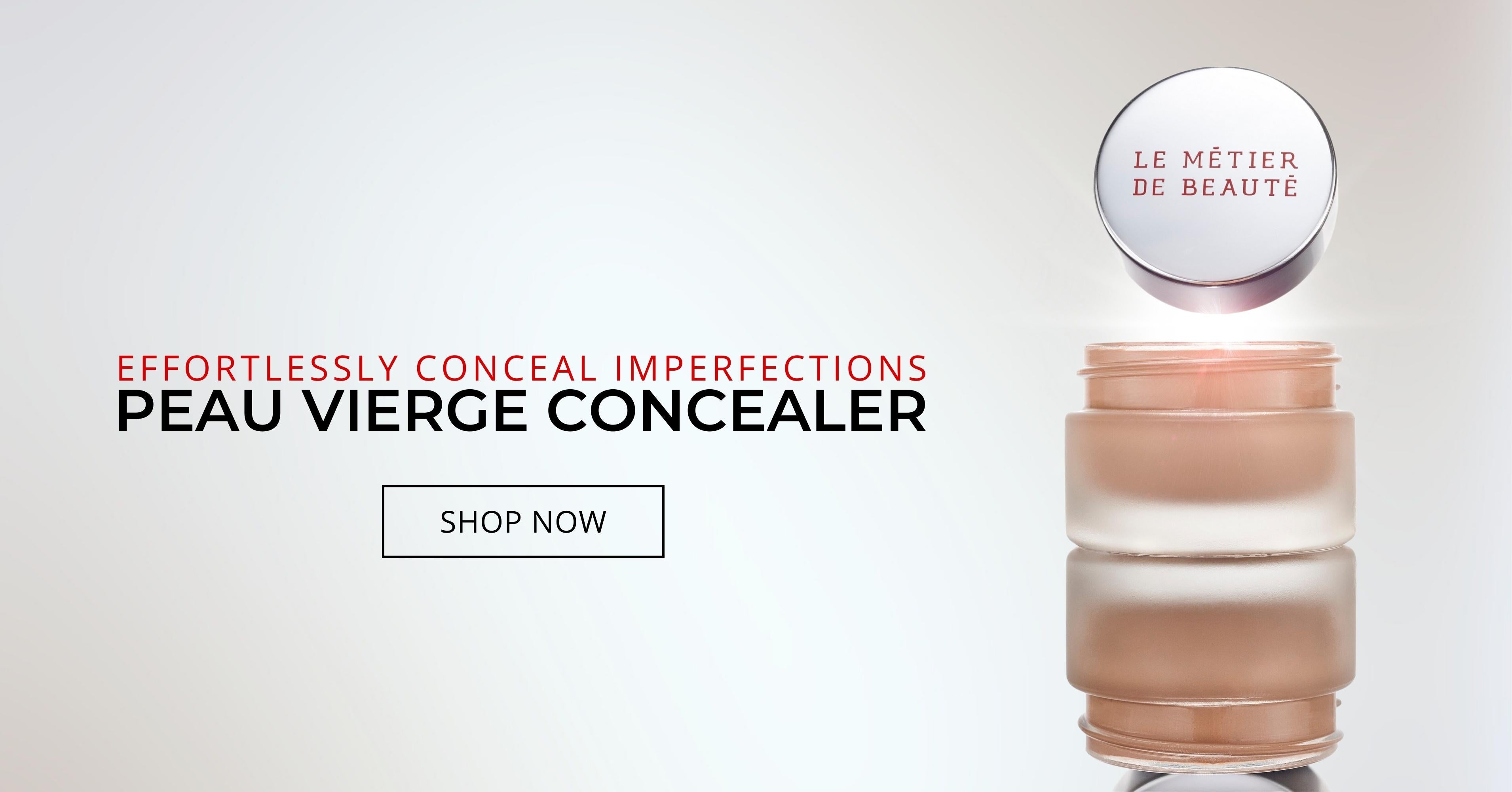 Effortlessly conceal imperfections. Peau Vierge Concealer. Click here to SHOP NOW!